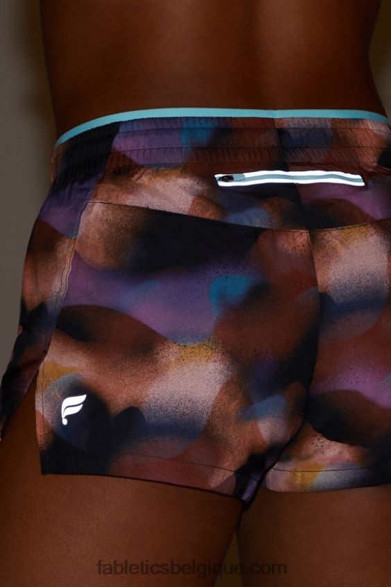 respirant taille mi-haute femmes Fabletics 404P0T275 fusion/onde de cristal/argent réfléchissant