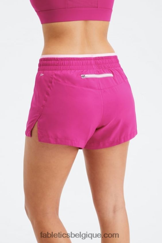 respirant taille mi-haute femmes Fabletics 404P0T278 très baie/rose chéri/argent réfléchissant