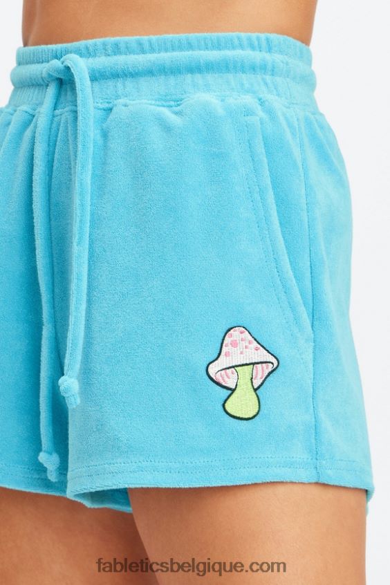 serviette éponge champignon courte femmes Fabletics 404P0T502 paysage de rêve/nuage de pluie