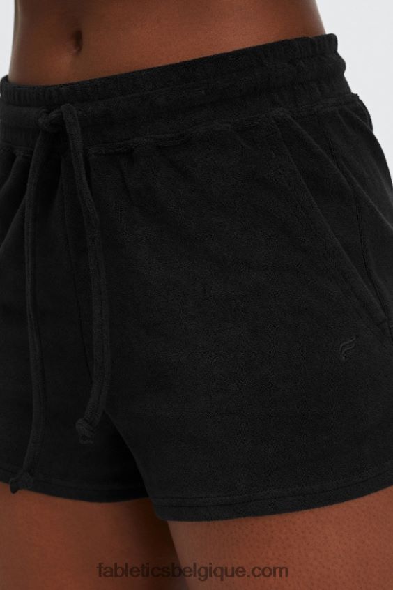 serviette éponge cordon court femmes Fabletics 404P0T505 nuage de pluie/gris arctique