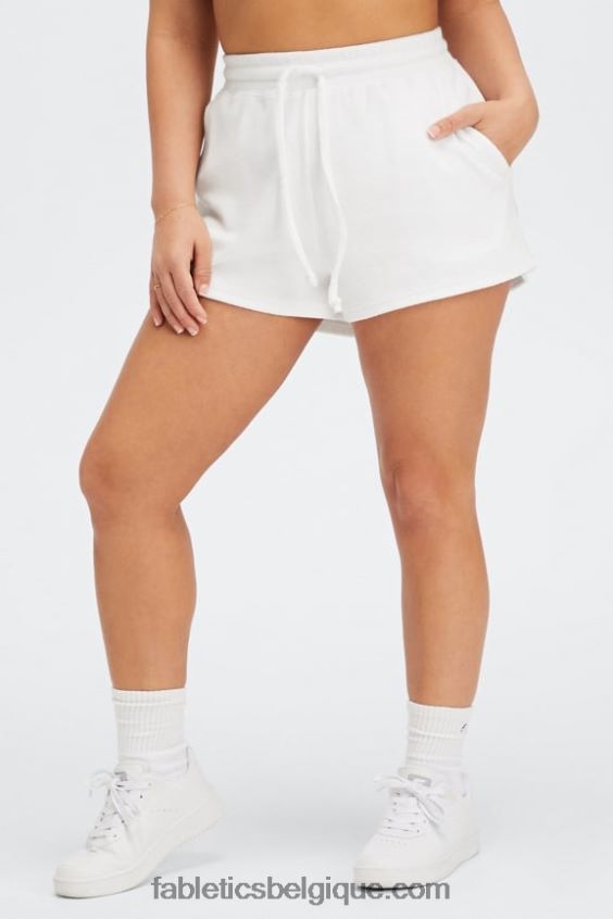serviette éponge cordon court femmes Fabletics 404P0T506 bleu nova/rose peluche