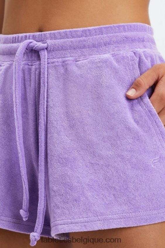 serviette éponge cordon court femmes Fabletics 404P0T507 marine crystaline/driftscape