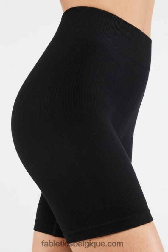 short 7" taille haute sans couture nuage femmes Fabletics 404P0T444 aigrette/or
