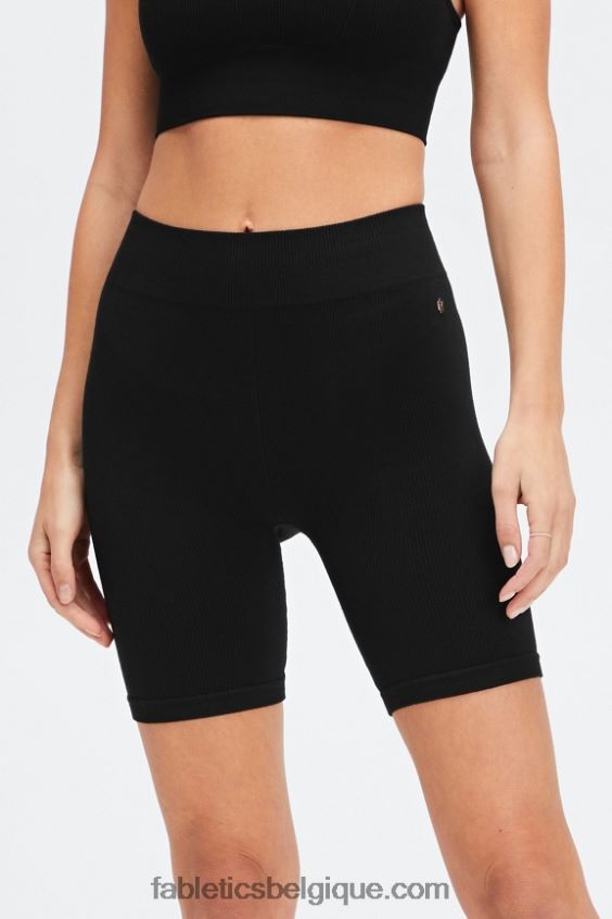 short 7\" taille haute sans couture nuage femmes Fabletics 404P0T444 aigrette/or