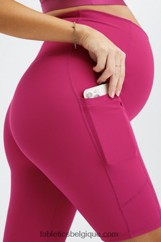 short de maternité taille haute pureluxe 9\'\' femmes Fabletics 404P0T510 sorbet/baja