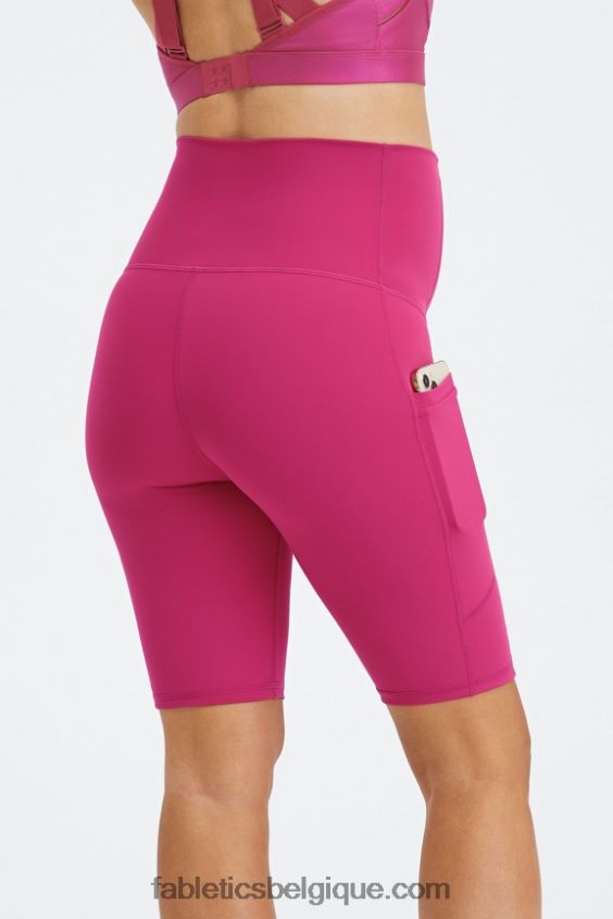 short de maternité taille haute pureluxe 9\'\' femmes Fabletics 404P0T510 sorbet/baja