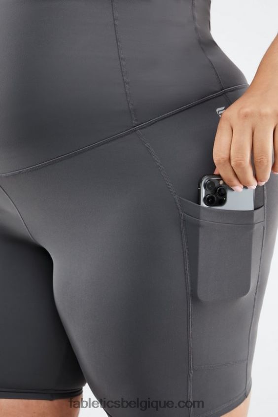 short de maternité taille haute pureluxe 9'' femmes Fabletics 404P0T513 fiesta/statique