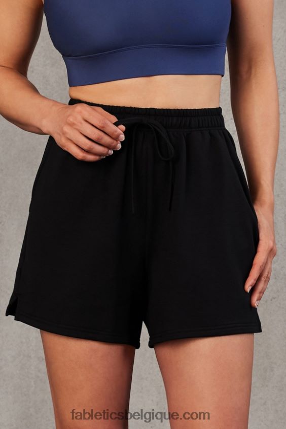 short de survêtement en tissu éponge de luxe femmes Fabletics 404P0T452 abîme/violet bleu