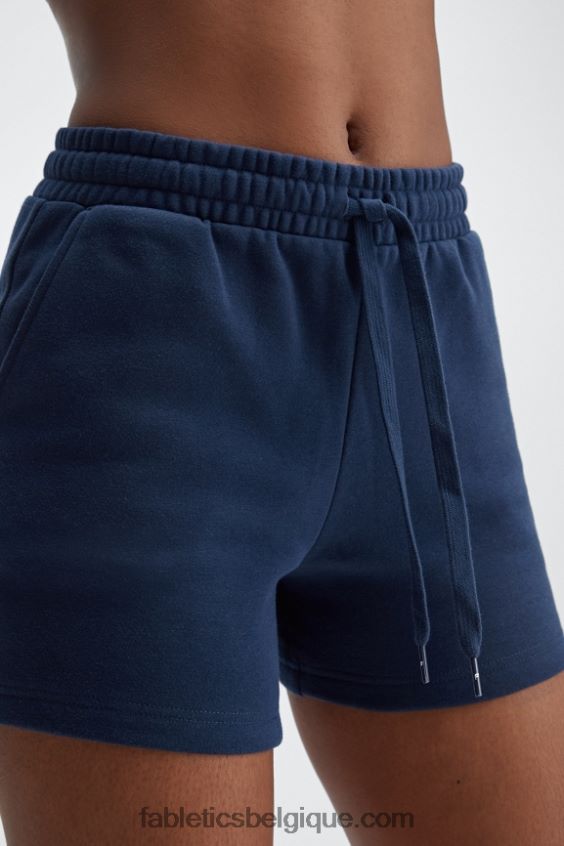 short de survêtement incontournable femmes Fabletics 404P0T425 gris doux/glaçon