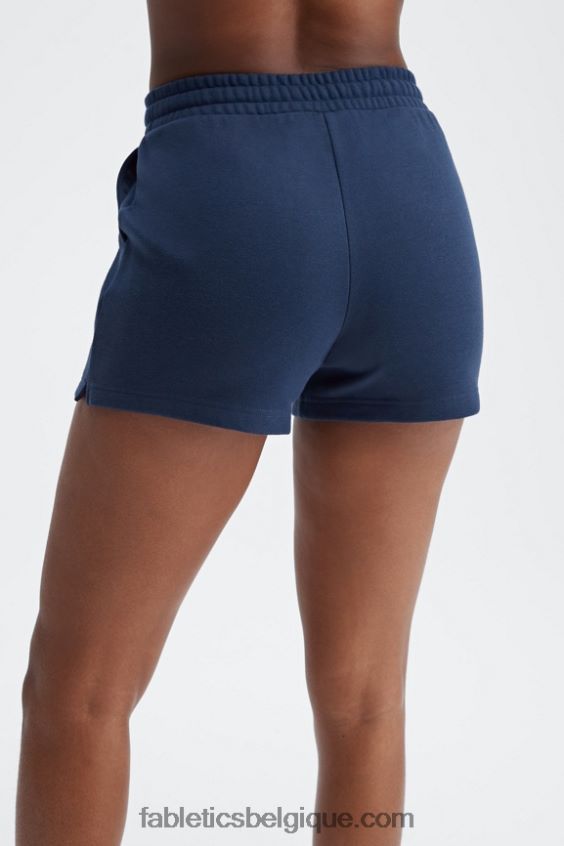 short de survêtement incontournable femmes Fabletics 404P0T425 gris doux/glaçon