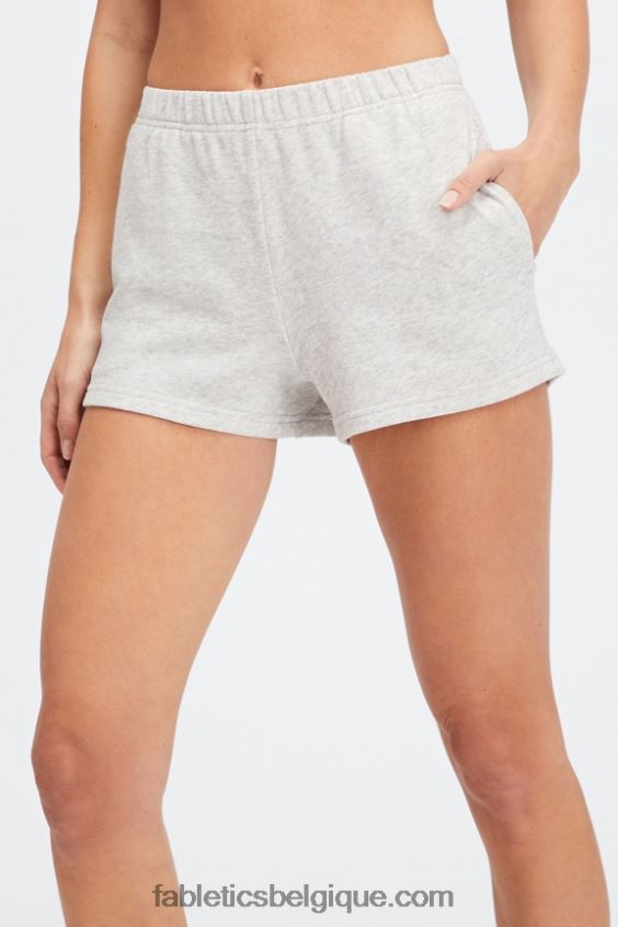 short de survêtement slim léger femmes Fabletics 404P0T380 interstellaire/bleu poudré