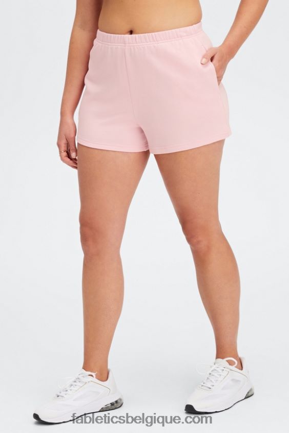 short de survêtement slim léger femmes Fabletics 404P0T381 cobalt profond/aloès