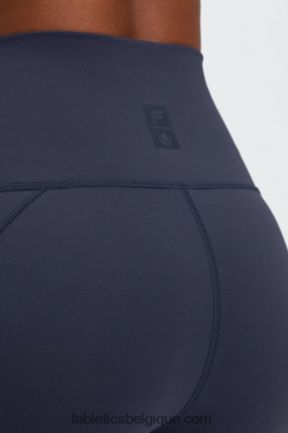short de tennis universel on-the-go ultra hw 6\'\' femmes Fabletics 404P0T486 noir/blanc classique