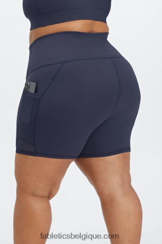 short de tennis universel on-the-go ultra hw 6\'\' femmes Fabletics 404P0T487 noir kaléidoscopique/noir