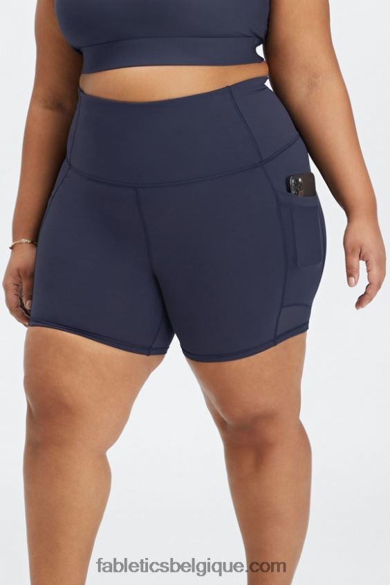 short de tennis universel on-the-go ultra hw 6\'\' femmes Fabletics 404P0T487 noir kaléidoscopique/noir
