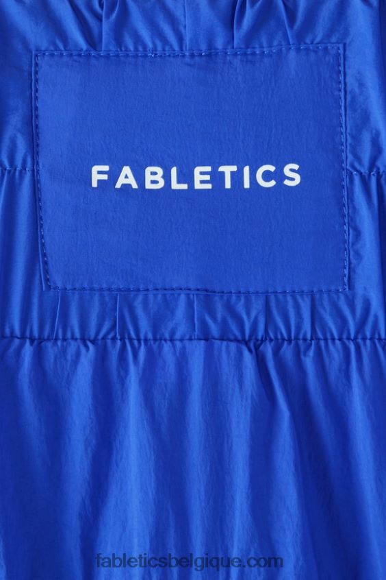 short en nylon passepoilé à taille ultra haute femmes Fabletics 404P0T605 argent royal/réfléchissant extrême