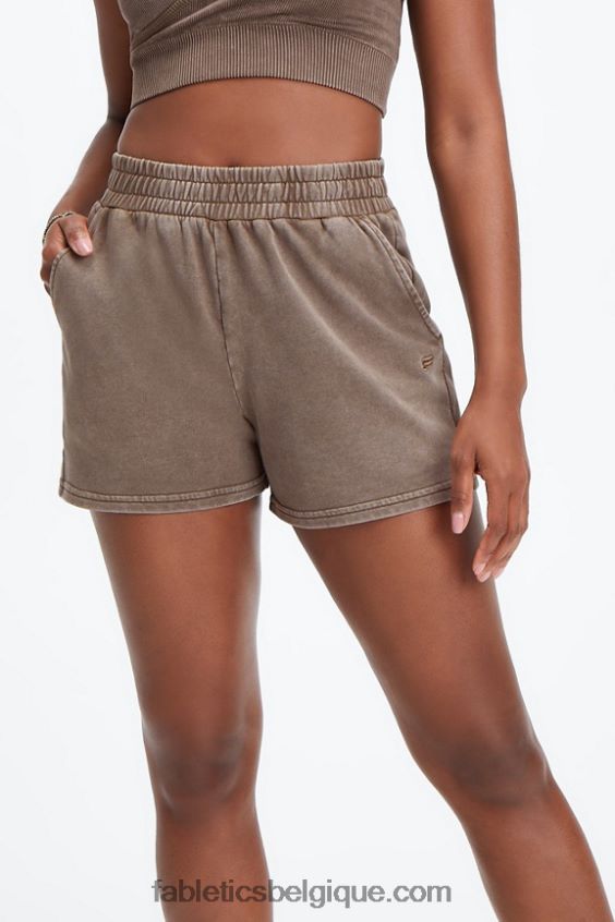 short lounge venise femmes Fabletics 404P0T475 misty bay/peach kiss