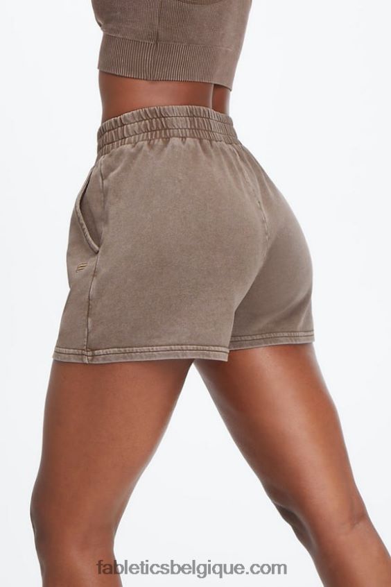 short lounge venise femmes Fabletics 404P0T475 misty bay/peach kiss