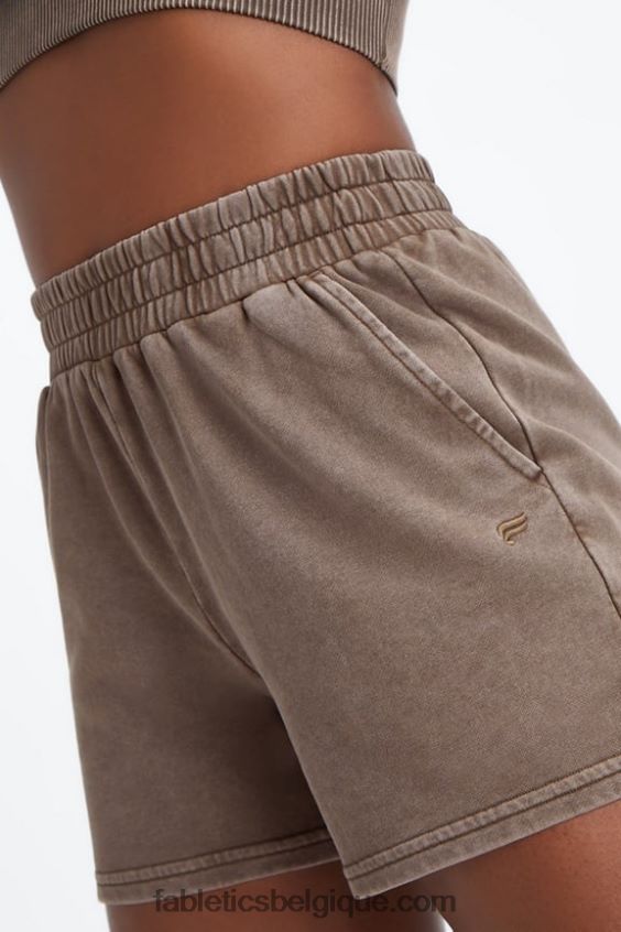 short lounge venise femmes Fabletics 404P0T475 misty bay/peach kiss