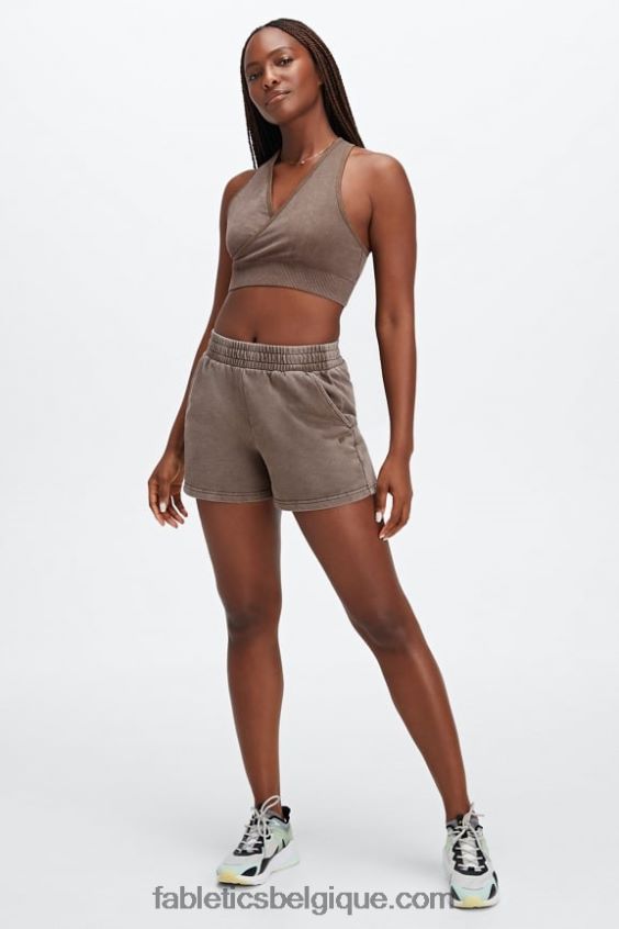 short lounge venise femmes Fabletics 404P0T475 misty bay/peach kiss