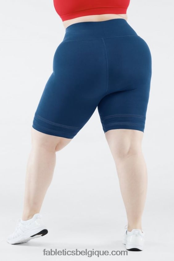 short perforé à taille haute sculptknit femmes Fabletics 404P0T579 club floral/athlétique nouvelle vague