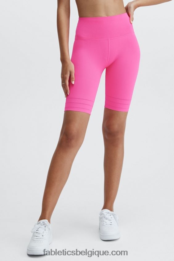 short sculptknit taille haute 9'' femmes Fabletics 404P0T514 runyon/nuage rose