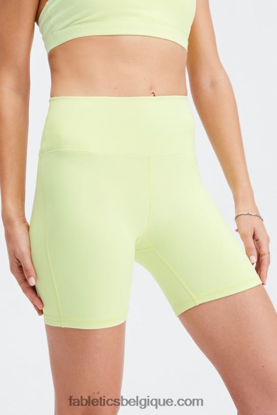 short taille haute boost powerhold 6\'\' femmes Fabletics 404P0T414 crème au citron/multi