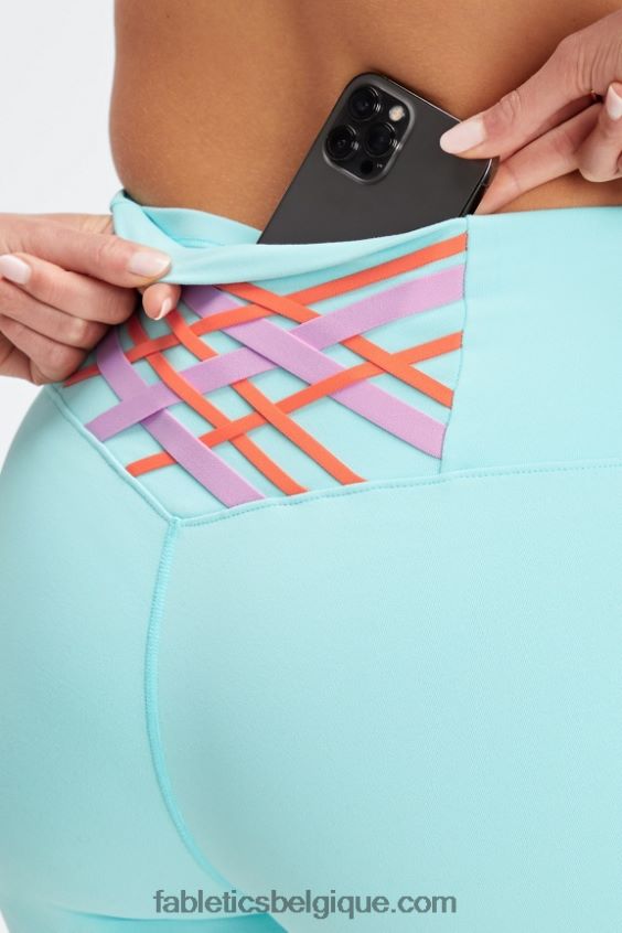 short taille haute boost powerhold 6\'\' femmes Fabletics 404P0T417 vague de cristal/multi