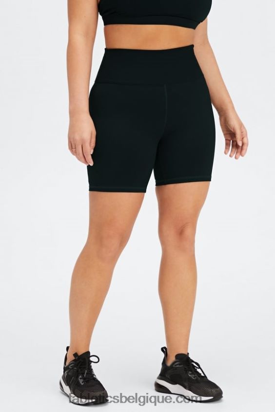 short taille haute boost powerhold 6\'\' femmes Fabletics 404P0T418 leo ondulé noir/ocre brûlé