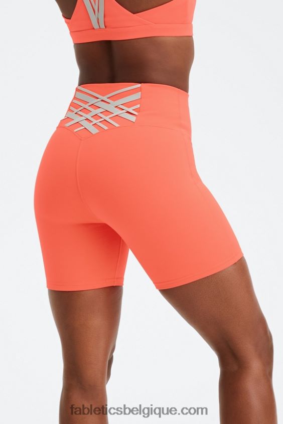 short taille haute boost powerhold 6\'\' femmes Fabletics 404P0T420 gris atomique/carrière