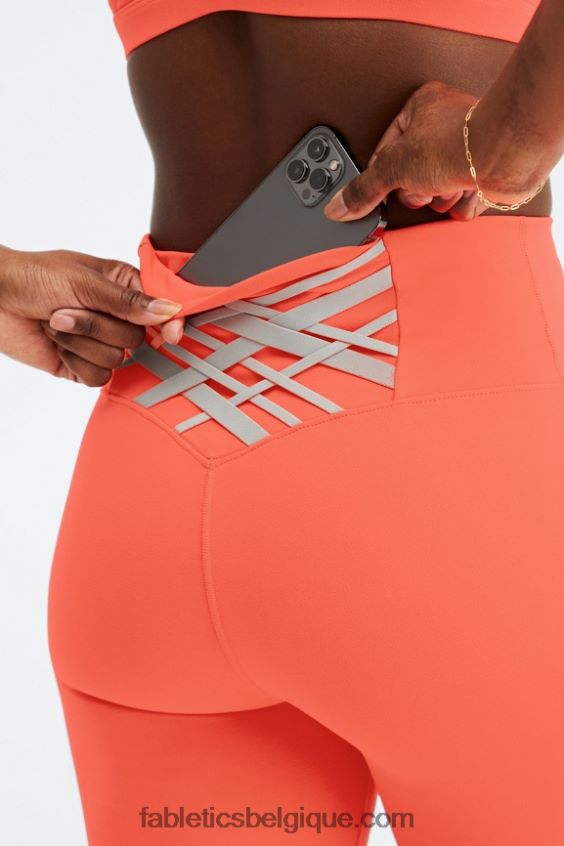 short taille haute boost powerhold 6\'\' femmes Fabletics 404P0T420 gris atomique/carrière