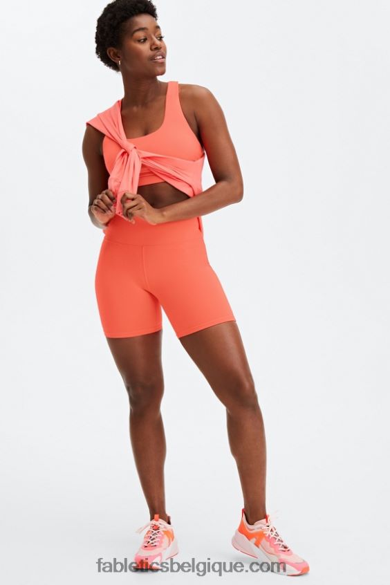 short taille haute boost powerhold 6\'\' femmes Fabletics 404P0T420 gris atomique/carrière