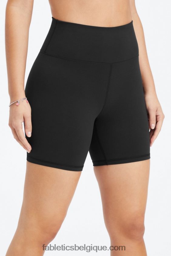 short taille haute boost powerhold 6\'\' femmes Fabletics 404P0T421 crème noire/citron