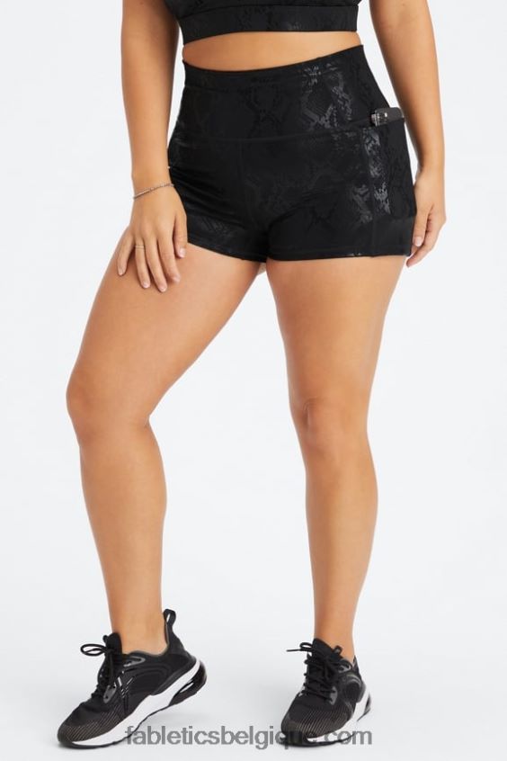 short taille haute ultraluxe 2\" femmes Fabletics 404P0T382 cobalt profond/aloès