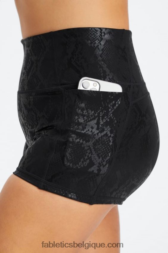 short taille haute ultraluxe 2\" femmes Fabletics 404P0T382 cobalt profond/aloès
