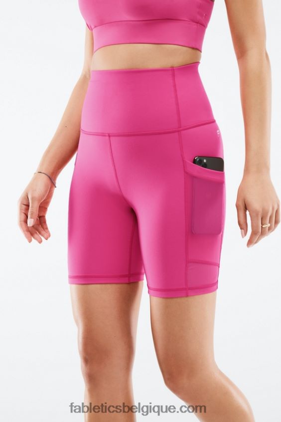 short taille ultra haute 7\" on-the-go femmes Fabletics 404P0T552 misty lilas/violet brouillard