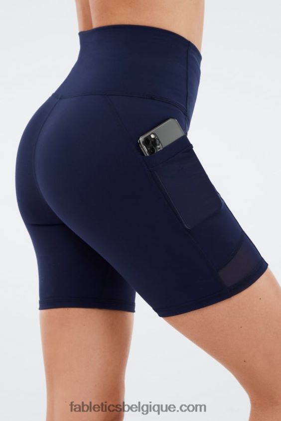 short taille ultra haute 7\" on-the-go femmes Fabletics 404P0T554 avoine