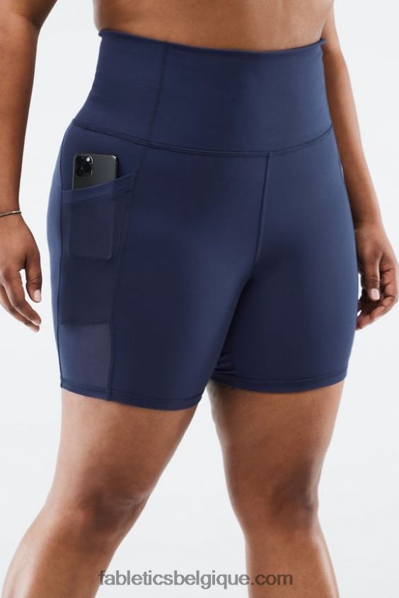 short taille ultra haute 7" on-the-go femmes Fabletics 404P0T555 acajou