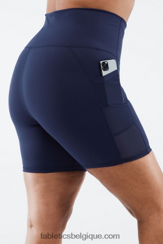 short taille ultra haute 7\" on-the-go femmes Fabletics 404P0T555 acajou