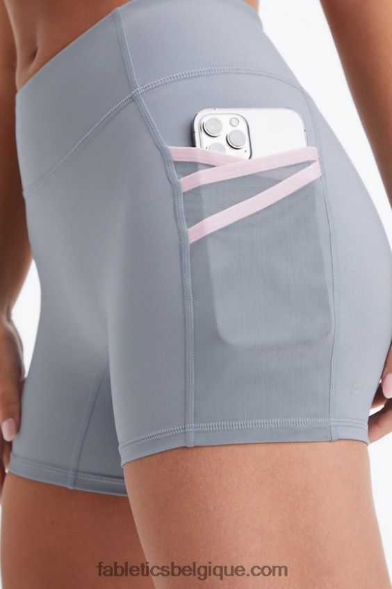 short trinity motion365 taille mi-haute 5\'\' femmes Fabletics 404P0T363 nuage de pluie/éclat lavande