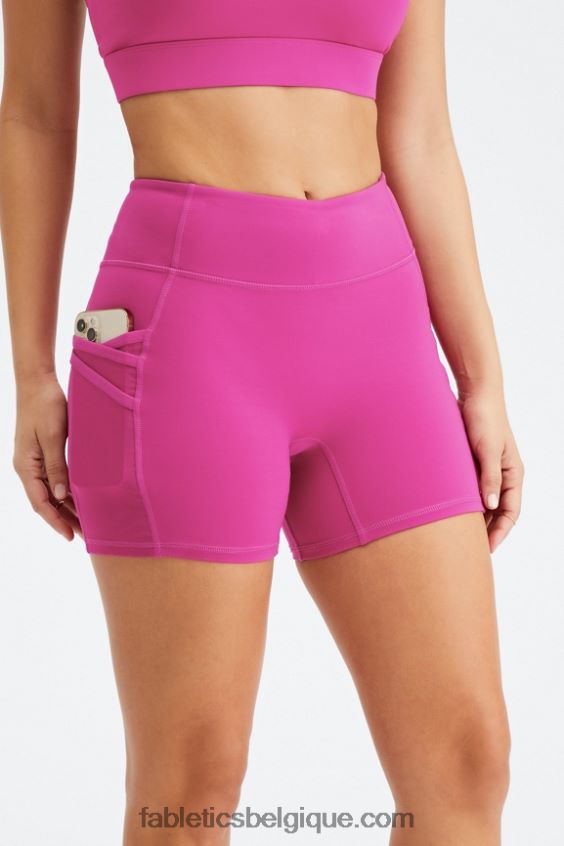 short trinity motion365 taille mi-haute 5'' femmes Fabletics 404P0T365 chaux sucrée/hyper gazon