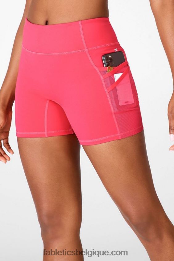short trinity motion365 taille mi-haute 5\'\' femmes Fabletics 404P0T371 mauve discret/beurre
