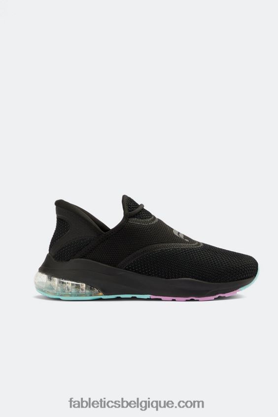 baskets de performance à enfiler femmes Fabletics 404P0T2953 noir/multicolore