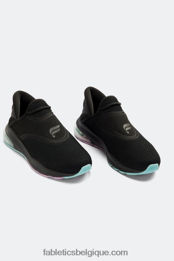 baskets de performance à enfiler femmes Fabletics 404P0T2953 noir/multicolore
