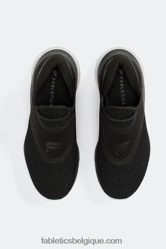 baskets de performance à enfiler femmes Fabletics 404P0T2953 noir/multicolore