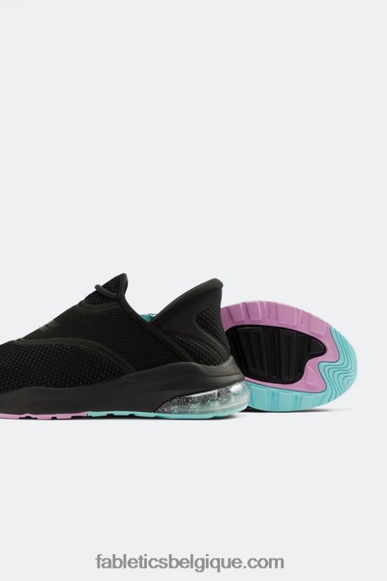 baskets de performance à enfiler femmes Fabletics 404P0T2953 noir/multicolore