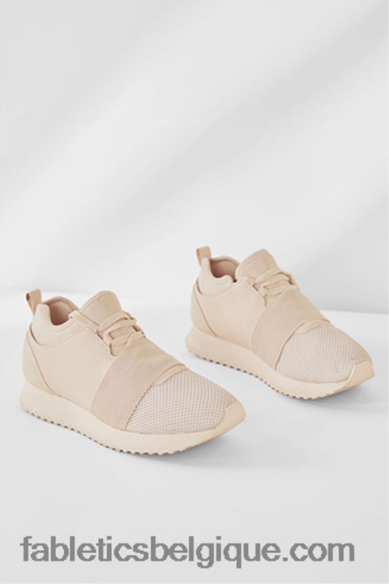 baskets en maille combinées femmes Fabletics 404P0T2964 fard à joues nude