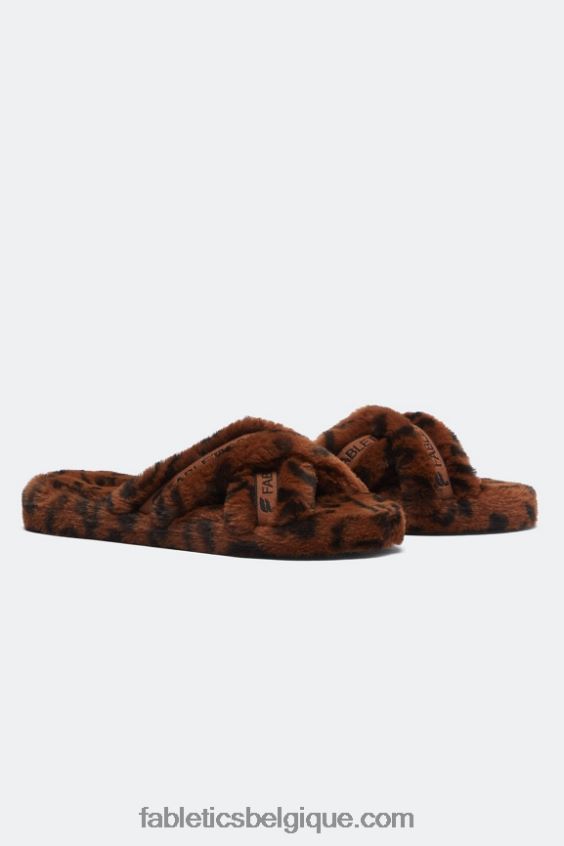 chausson croisé femmes Fabletics 404P0T2956 léopard