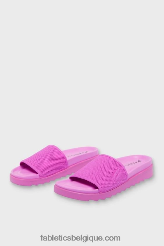 sandale à glissière femmes Fabletics 404P0T2930 maille active recyclée évasion rose