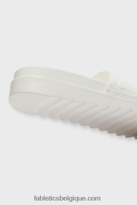 sandale à glissière femmes Fabletics 404P0T2931 maille active recyclée blanche